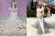 Az est egyik legkifinomultabb megjelenése Hunter Schafer egyedi Prada ruhája volt. Az Eufória sztárja Gustav Klimt Mäda Primavesi című festménye előtt tiszteleg, amely a Met saját gyűjteményének egyik legféltettebb kincse. Schafer ruhája az eredeti kép gyermeki ártatlanságát az egyéniség és az érettség jegyeivel ötvözi. A designer Klimt színes virágdíszeit egy dekonstruált virágmintás anyagra cseréli, amelyet a modernitást jelképező szakadások és kivágások tesznek hangsúlyossá.