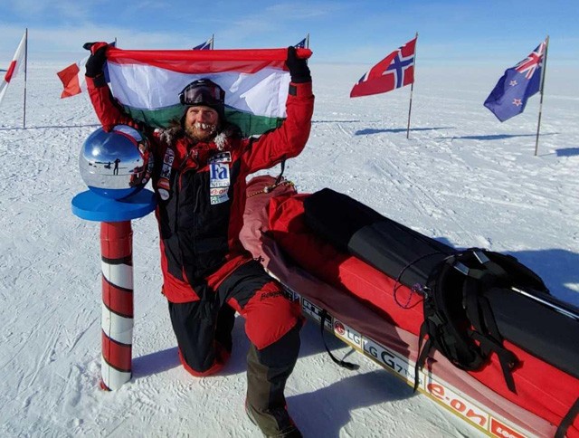 FAntarktiszi siker! -  Déli sark expedíció extrém sportolója célba ért