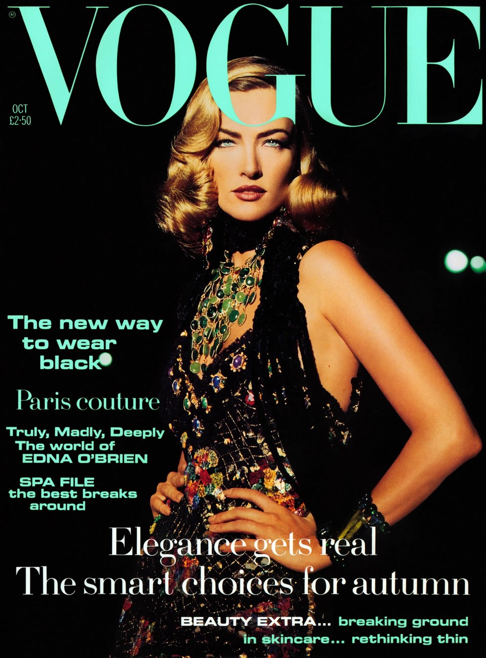  Photographed by Max Vadukul for the October 1992 issue.