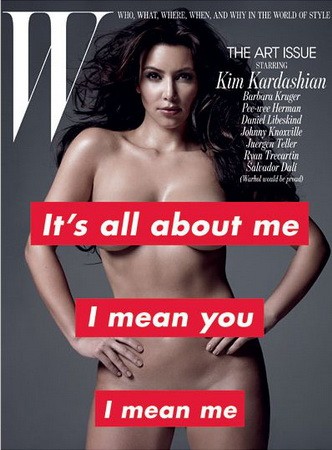 Mind ismerjük Kim Kardashian gömbölyded formáit, a W magazin azért egy kicsit faragott itt-ott...