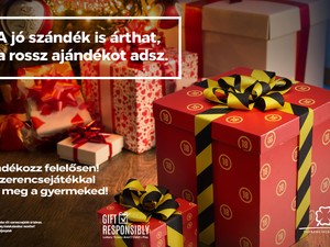 A szerencsejáték nem gyerekjáték - Ajándékozz felelősen! (x)