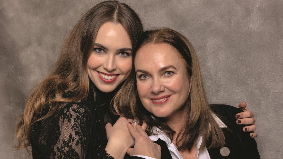 Batthyány-Schmidt Margitt és lánya Batthyány Kata