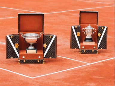 A Roland Garroson Louis Vuittonban utaznak a kupák