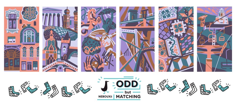 Sipos Eszter Nebouxii márkája nemcsak zoknikat, hanem emlékeket is lábra ad a minták által