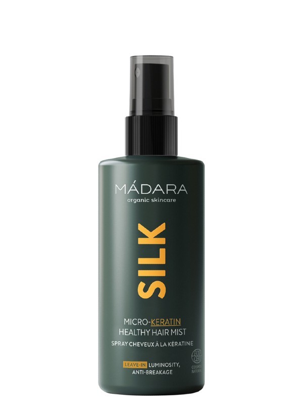 SILK Micro-Keratin regeneráló hajápoló MÁDARA 7490 Ft/90 ml (83,22 Ft/1 ml)