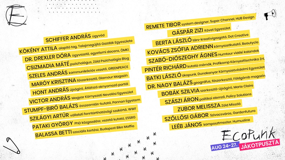 Az EcoPunk 2023-as lineupja izgalmasnak ígérkezik