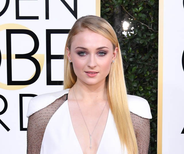 Sophie Turner a Golden Globe gálán