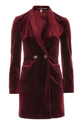 Bordó blézerruha TOPSHOP 79 font.