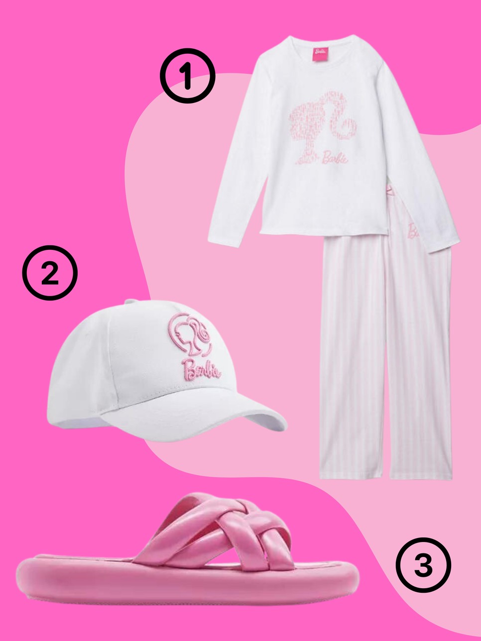 1. Barbie lány pizsama DEICHMANN 6900 Ft 2. Barbie női baseball sapka DEICHMANN 3900 Ft 3. Női papucs CATWALK 9990 Ft