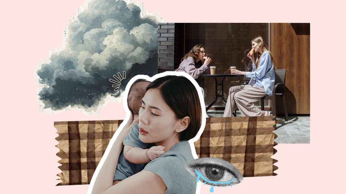 síró gyerek kávézó nők