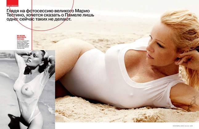 Pamela Anderson Mario Testino