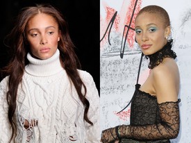 Adwoa Aboah azonban hosszú hajjal csak egy lány volt a sok közül a kifutón, amikor kopaszra borotváltatta a fejét, akkor viszont egy csapásra sztármodellé lett