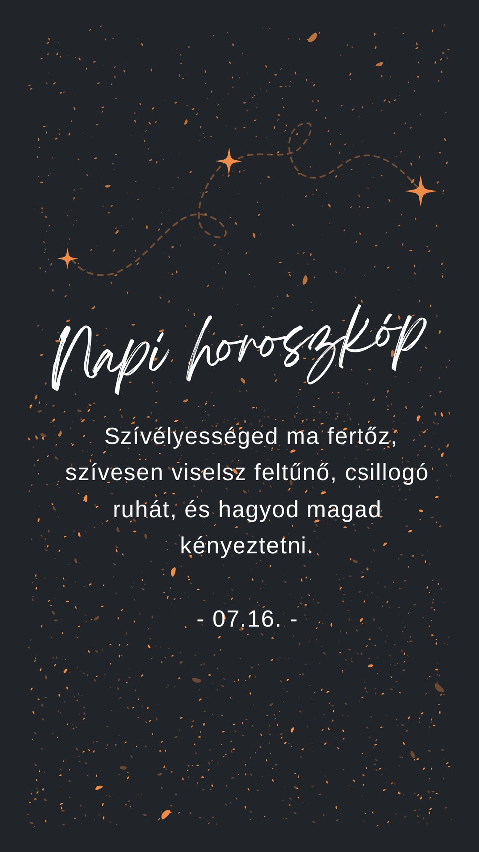 Egy kis emlékeztető a napi horoszkóp szerint