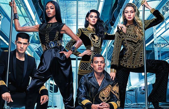 Az összes fotó a Balmain x H&M kampányból
