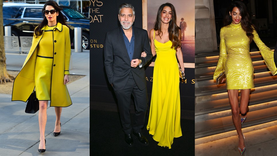 Amal Clooney nem fél tetőtől-talpig sárgába öltözni, de te kezdheted akár egy kiegészítővel is