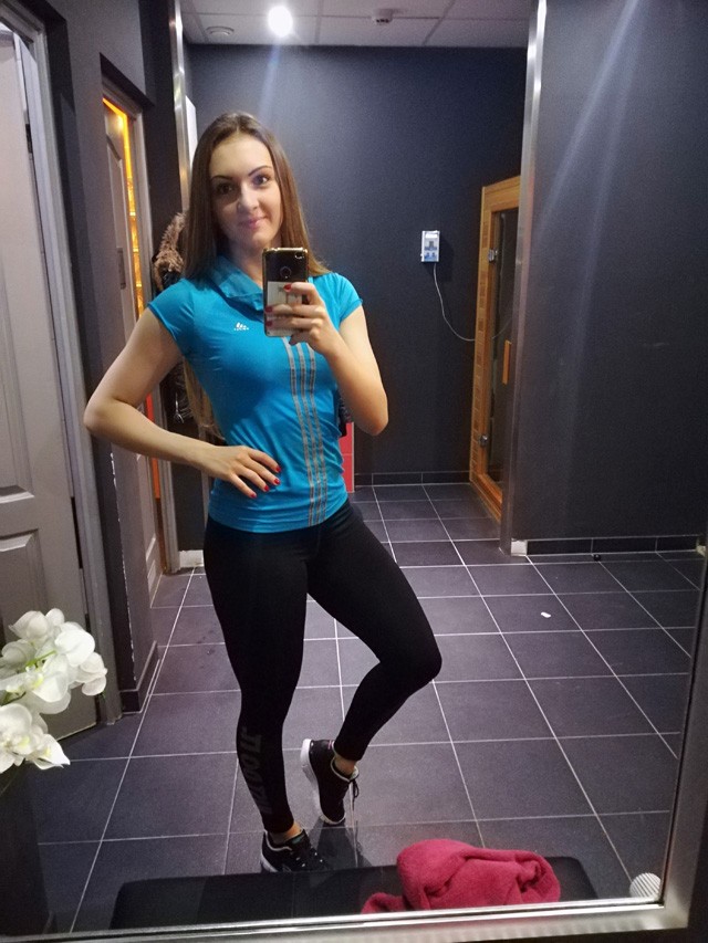 A mai edzést sem hagyta ki Éltető Daniella!