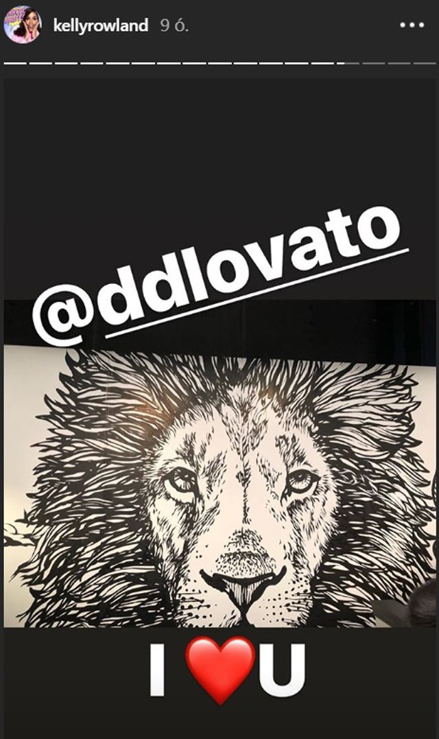 Kelly Rowland üzenete Demi Lovatonak