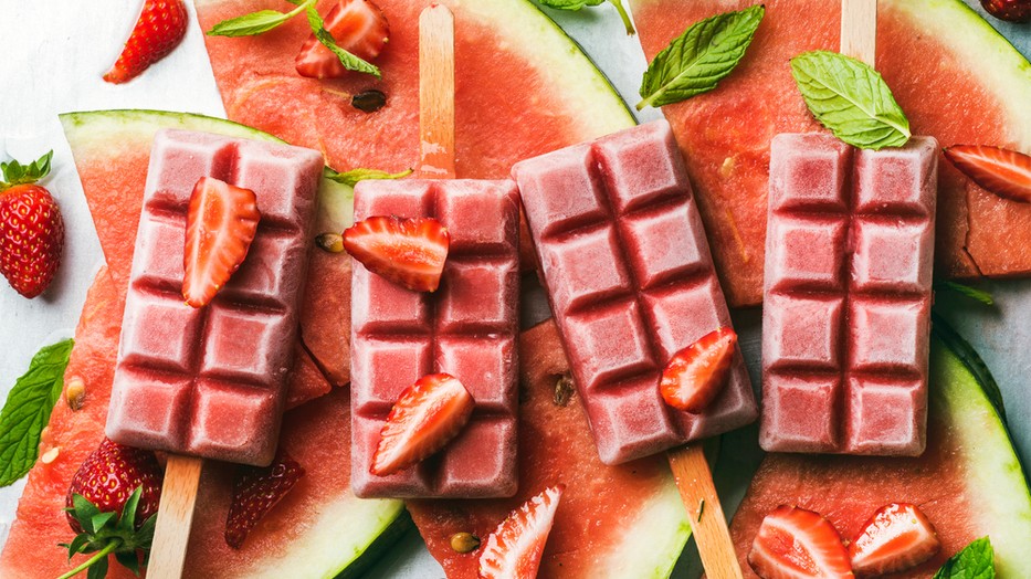 Napi recept: Görögdinnyés, epres fagyi