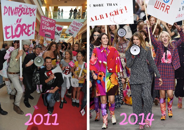 A Chanel show a GLAMOUR Divattüntetése után szabadon