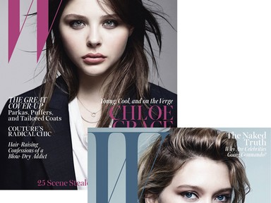 Durcás sztárok a W magazin címlapján