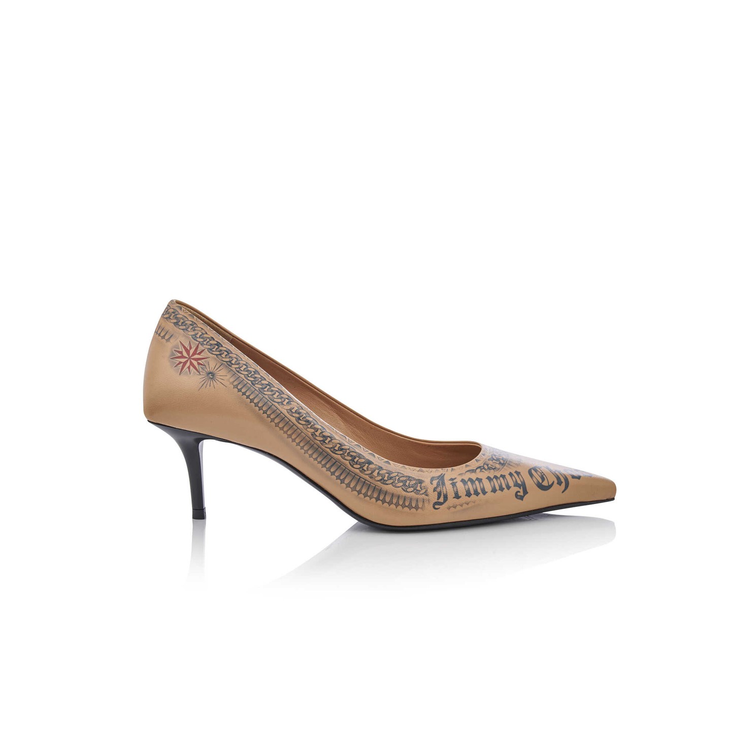 A Jimmy Choo X Jean Paul Gaultier kollaborációs kollekció darabjai, melynek Kylie Minogue a reklámarca