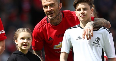 Ritka fotó: együtt az EGÉSZ Beckham család