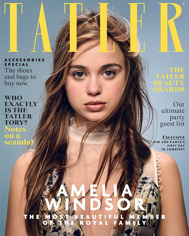 lady amelie windsor, királyi sarj, a legszebb a királyi családban, brit trónörökös, tatler, címlap