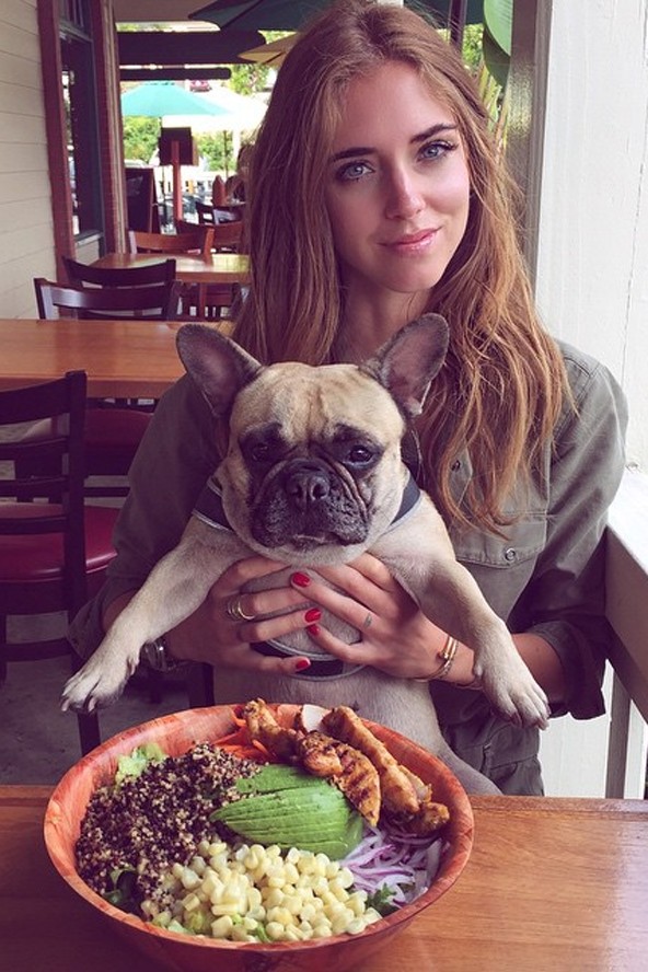 Chiara Ferragni blogger is az egészséges táplálkozás pártján áll