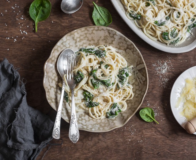 15 perces olasz tészta: a kedvenced lesz az egyszerű spenótos-tejszínes spagetti
