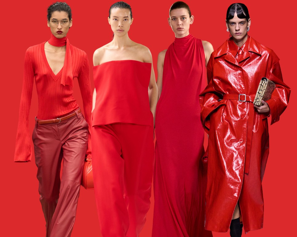 A paradicsom piros most lehengerlőbb, mint valaha. Ferrari, Sportmax, Jacquemus, Jil Sander