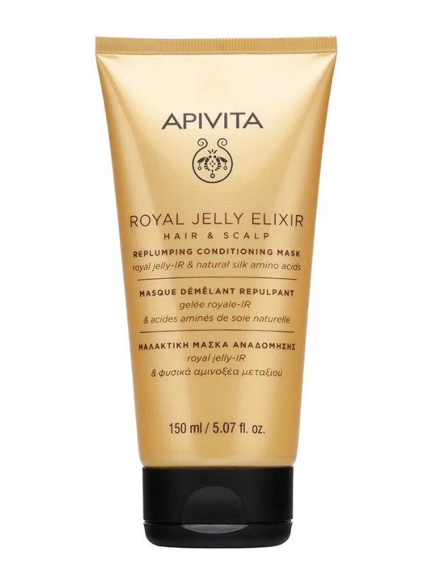 Royal Jelly Elixir kondicionáló hajmaszk - APIVITA 9999 Ft/150 ml (66,7 Ft/1 ml), GLAMOUR-kuponnal 25% kedvezménnyel 7500 Ft az Unipatika üzleteiben és az unipatika.hu weboldalán  