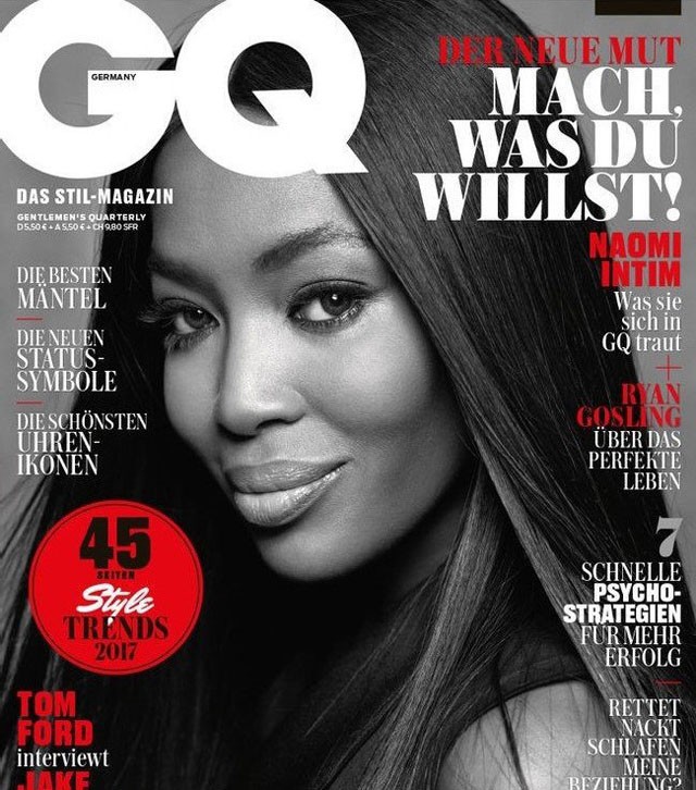 Naomi Campbell a GQ címlapján