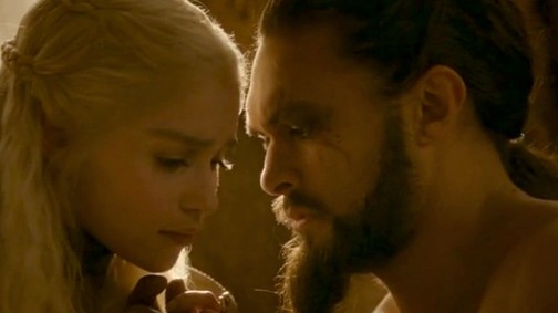 Na ne! Az Oscar estéjén Daenerys újra odabújt Khal Drogóhoz