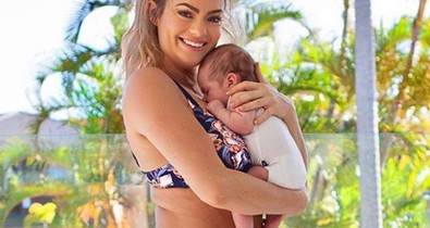 A fitneszmodell megmutatta, hogyan változik a teste a várandósság szakaszaiban