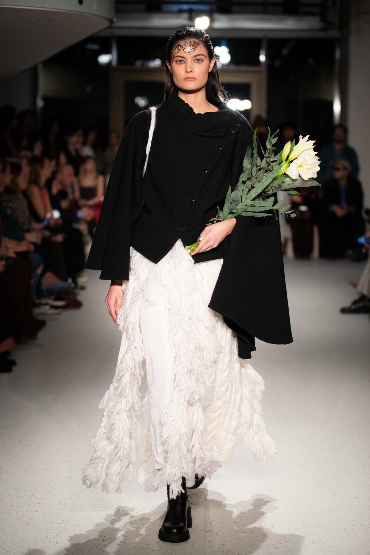 Szarka Nóra kollekciójának bemutatója a Budapest Central European Fashion Week kifutóján