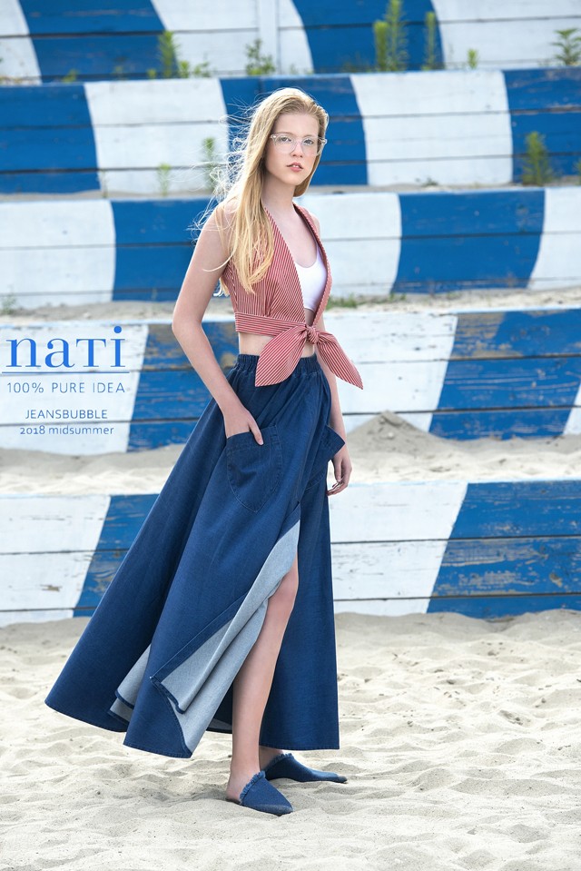 Rendkívül különleges kollekciót készített farmerből ez a magyar tervező