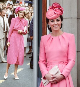 Rózsaszín ruha kalappal