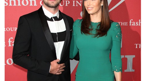 Justin Timberlake véletlenül a felesége blúzát vette fel