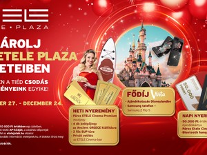 A karácsony varázsával vár az Etele Plaza!
