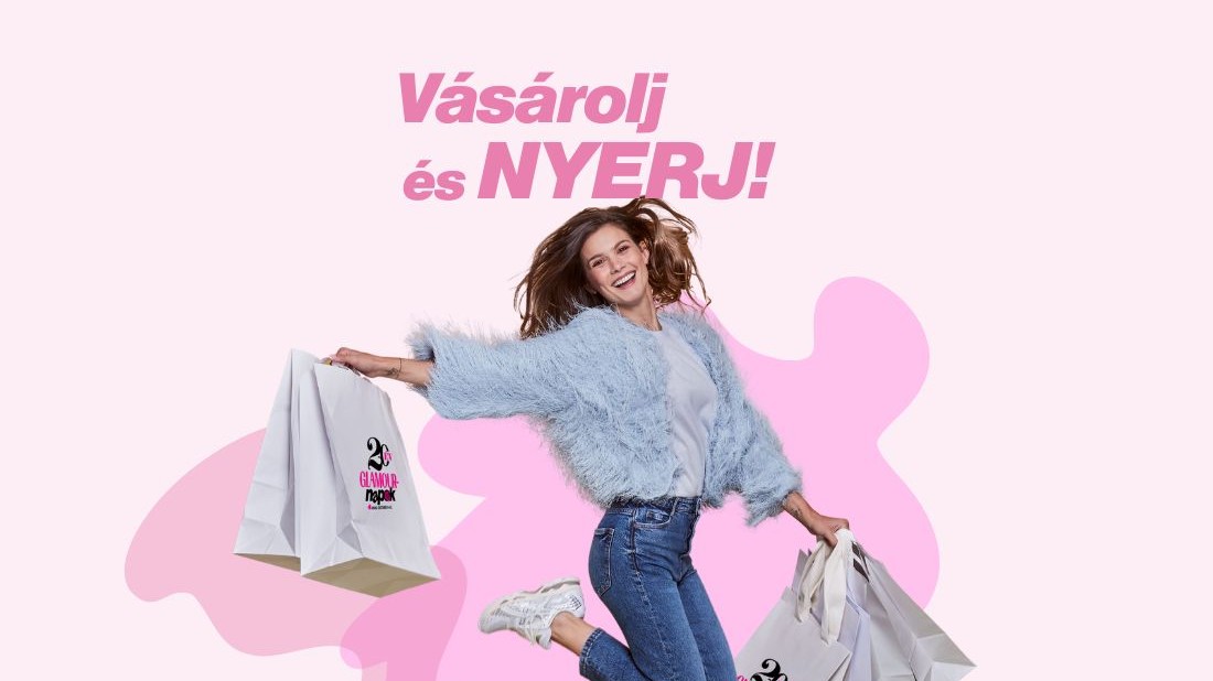 A képen Weisz Fanni, a 20 éves GLAMOUR-napok címlaplánya!