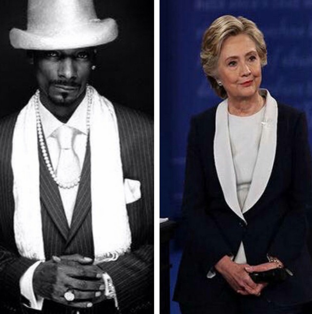 Hillary Clinton, Snoop Dogg