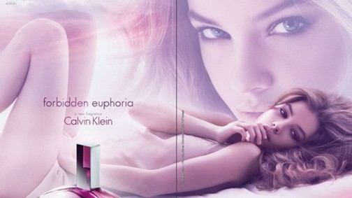 Palvin Barbara a Calvin Klein parfümkampányában
