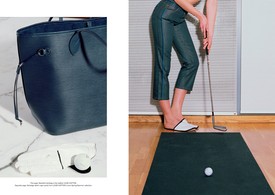 Szepesi Melinda és Szabó Ádám együtt golfoznak