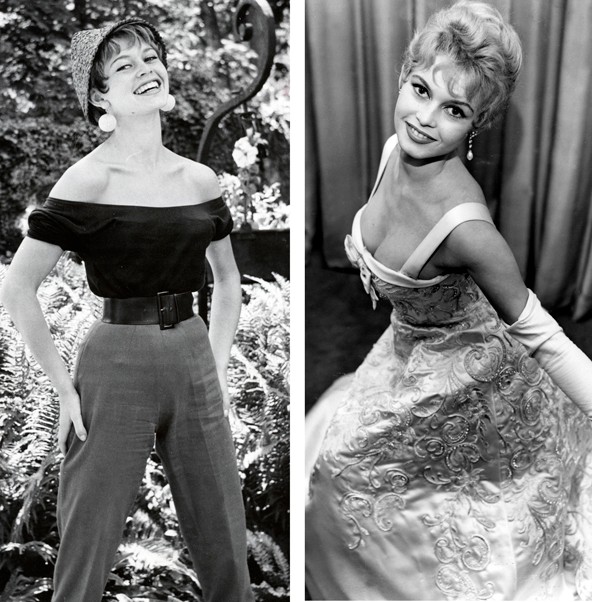 A nádszálkarcsú, modern BB, vagyis Brigitte Bardot nem dicsekedhetett terjedelmes keblekkel, szexi dekoltázzsal annál inkább. A 60-as (és még a 70-es években is) férfiak milliói számára ő volt a NŐ. 