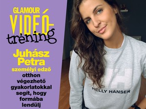 Otthon is végezhető comb- és törzserősítő gyakorlatok Juhász Petrával