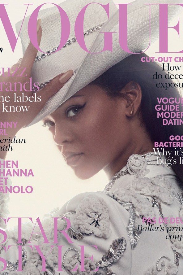 rihanna, vogue, címlap, cowgirl, angol vogue, riri