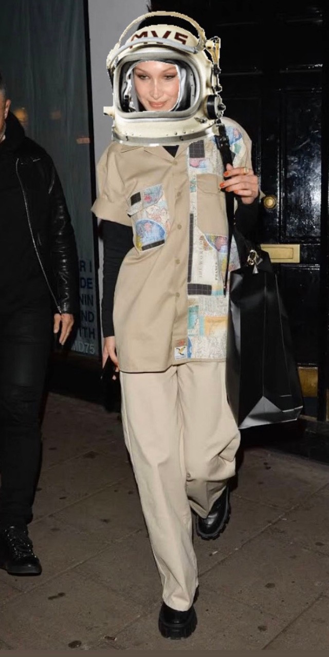 A nap, amikor Bella Hadid asztronauta szettben sétálgat az utcán