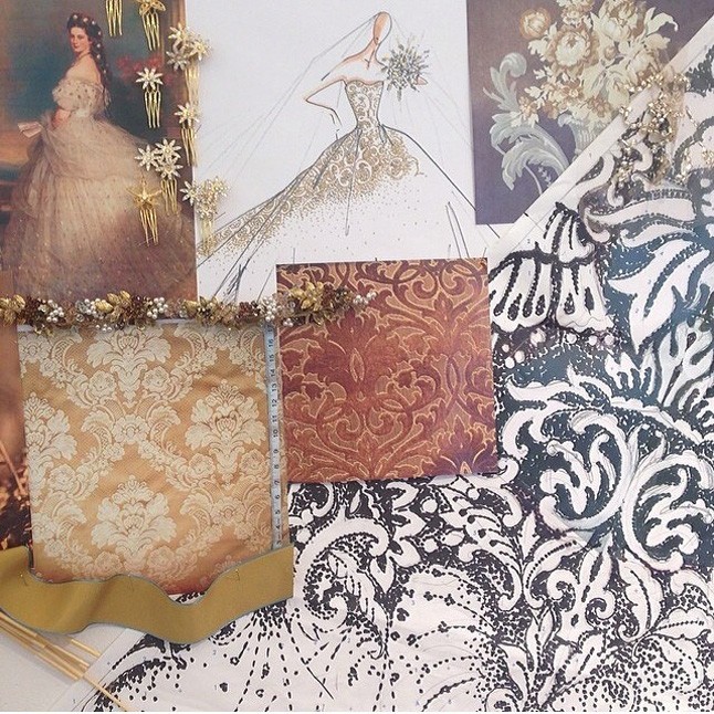 Moodboard az esküvői ruhához