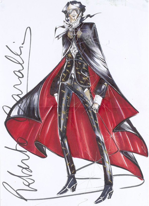 Cavalli tervezett fellépő ruhákat Michael Jackson egyik turnéjához is. Eredeti rajzait 2012-ben elárverezték, más Jackson ereklyékkel együtt. Ezért a tervért 850 fontot (366.000 Ft) adott egy rajongó.