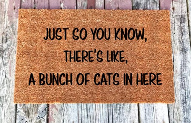 Just So You Know, There`s Like, A Bunch Of Cats In Here 16*24 - Etsy.com - 7 338 Ft